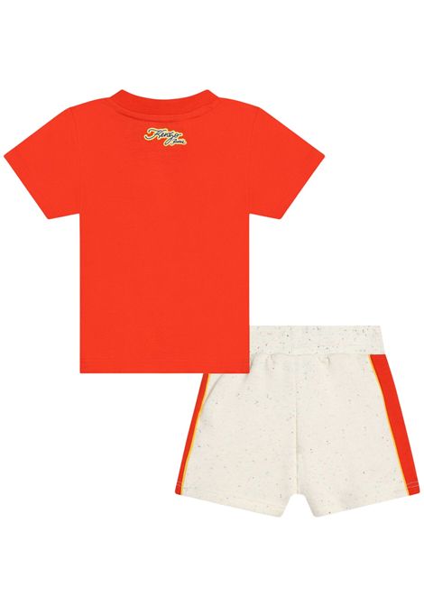 Completo neonato rosso in cotone Kenzo | K60141ROSSO