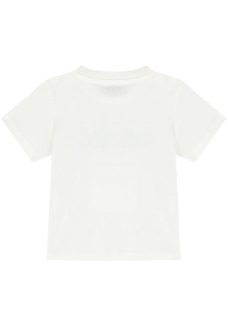 T-shirt neonato bianca in cotone Kenzo | K60161BIANCO