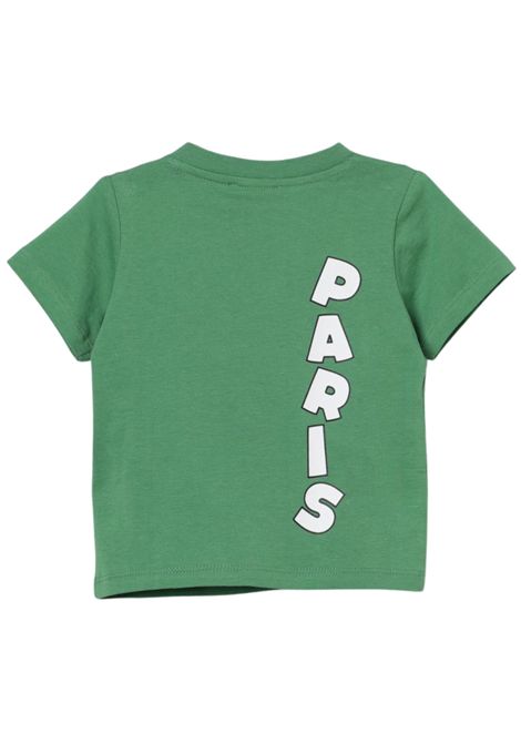 T-shirt neonato verde in cotone Kenzo | K60166VERDE