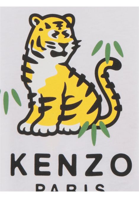 Unisex white cotton T-shirt Kenzo | K60249BIANCO