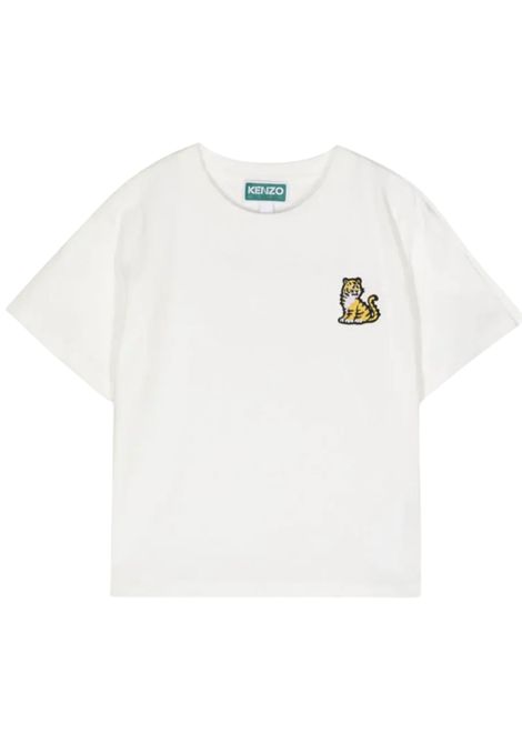 Unisex white cotton T-shirt Kenzo | K60250BIANCO