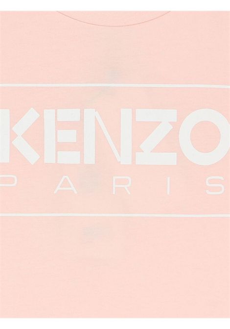 T-shirt bambina rosa in cotone Kenzo | K60251ROSA