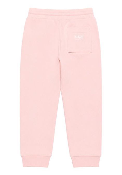 Pantalone bambina rosa in cotone Kenzo | K60295ROSA