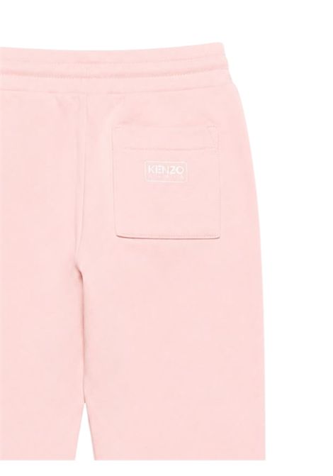 Pantalone bambina rosa in cotone Kenzo | K60295ROSA