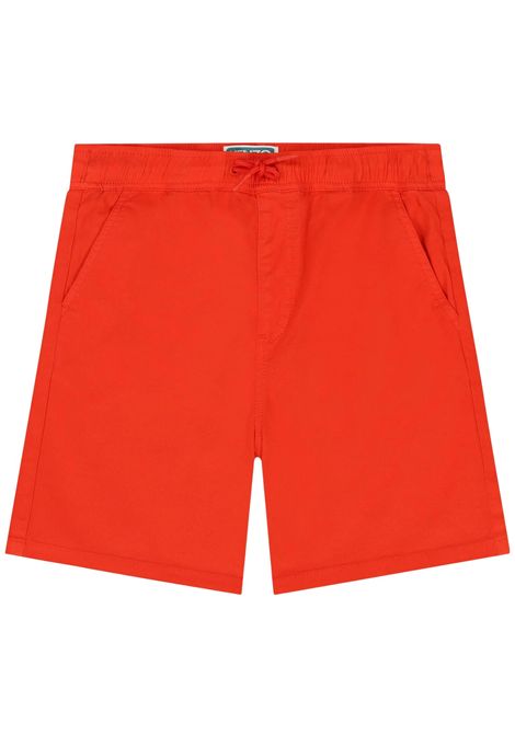 Red cotton Bermuda shorts for children Kenzo | K60315ROSSO