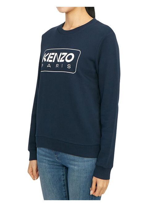 Unisex blue cotton sweatshirt Kenzo | K60322BLU