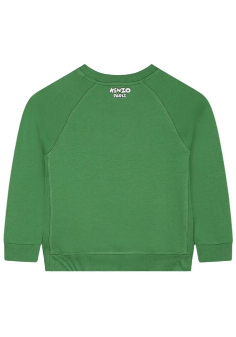 Green unisex cotton sweatshirt Kenzo | K60327VERDE