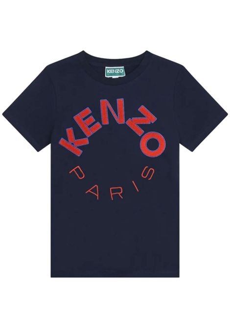 Unisex blue cotton T-shirt Kenzo | K60341BLU