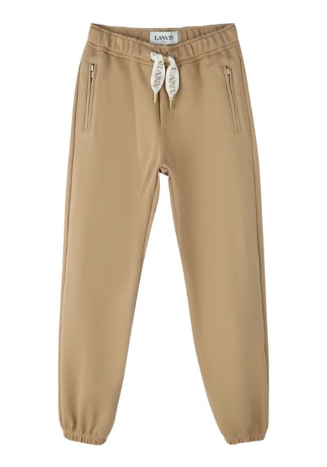 Pantalone bambino beige in cotone LANVIN | N30299/MABEIGE