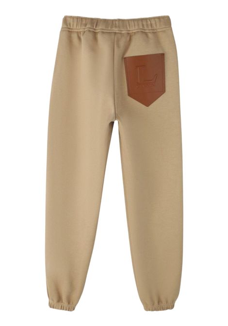 Pantalone bambino beige in cotone LANVIN | N30299/MABEIGE