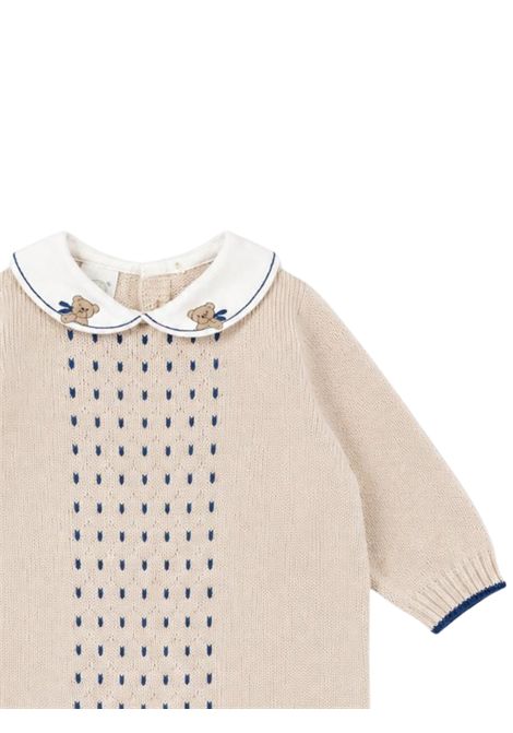 Tutina neonato beige in lana MARLù | IN5010BEIGE