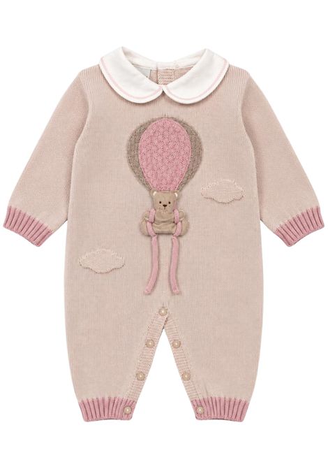 Tutina neonata rosa in lana MARLù | IN5710/ANROSA