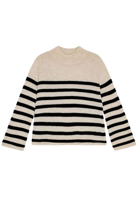 Maglione bambina beige in lana MOLO | 2W24K209/DEBEIGE