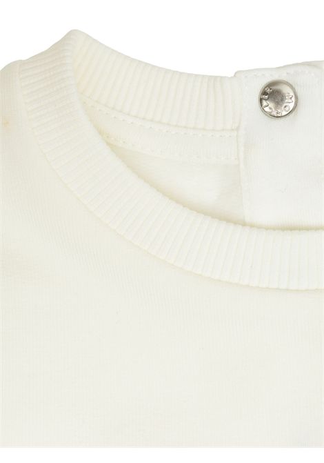Cream cotton baby dress Moncler | 8I00004/MAPANNA