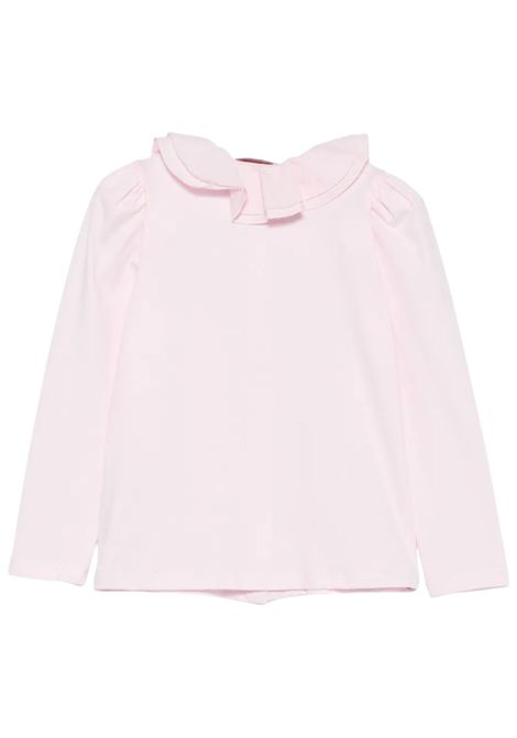 Camicia bambina rosa in cotone Monnalisa | 17FPAT6002/ANROSA