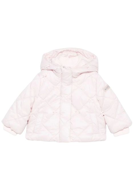 Pink padded baby jacket Monnalisa | 60220090/MAROSA