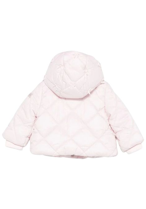 Pink padded baby jacket Monnalisa | 60220090/MAROSA