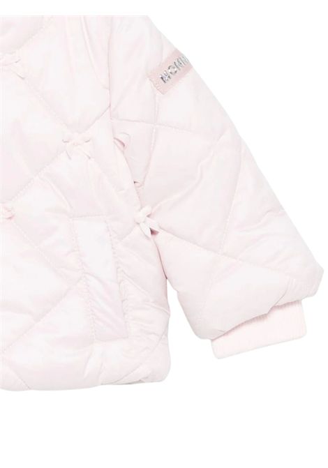Pink padded baby jacket Monnalisa | 60220090/MAROSA