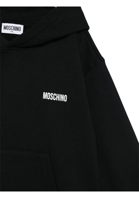 Felpa unisex nera in cotone Moschino | HUF09C/CENERO
