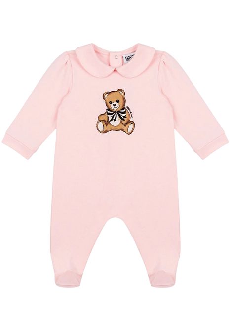 Completo neonata rosa in cotone Moschino | MDY01A/CEROSA