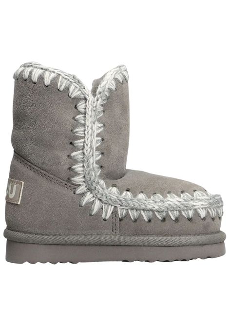 Scarpe Eskimo bambina grigie in camoscio Mou | FK101000A/PIAGRIGIO