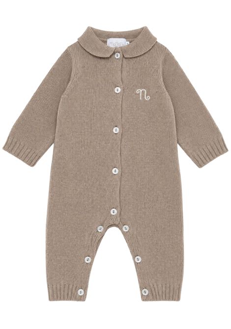 Beige wool baby romper NANAN | CON043BEIGE
