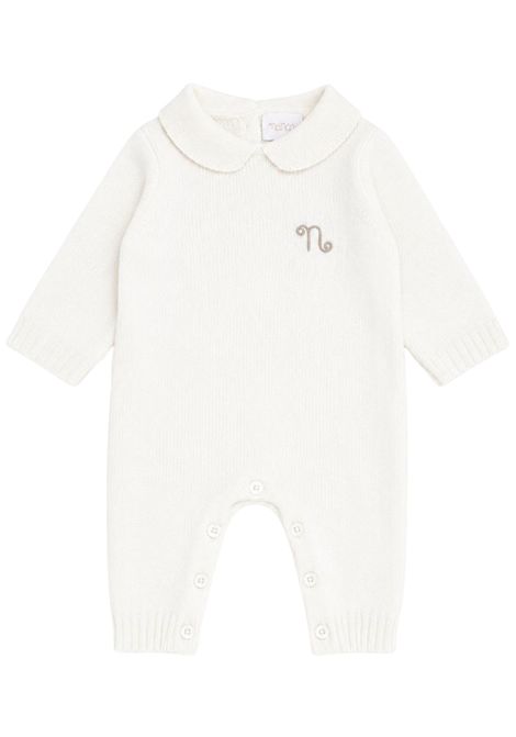 Cream wool baby romper NANAN | CON045PANNA