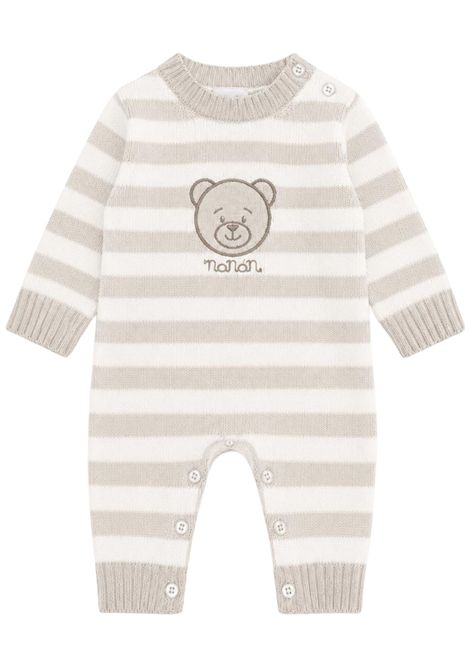 Cream wool baby romper NANAN | CON062PANNA