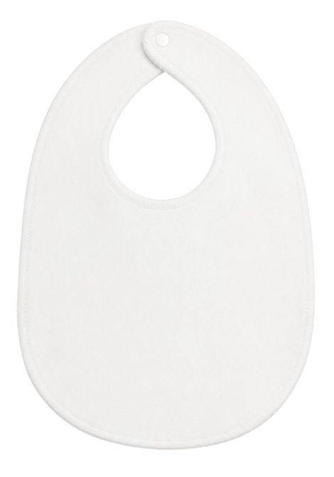 Cream velvet baby bib NANAN | I25019PANNA