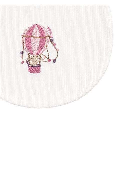 Cream cotton baby bib NANAN | I25428PANNA