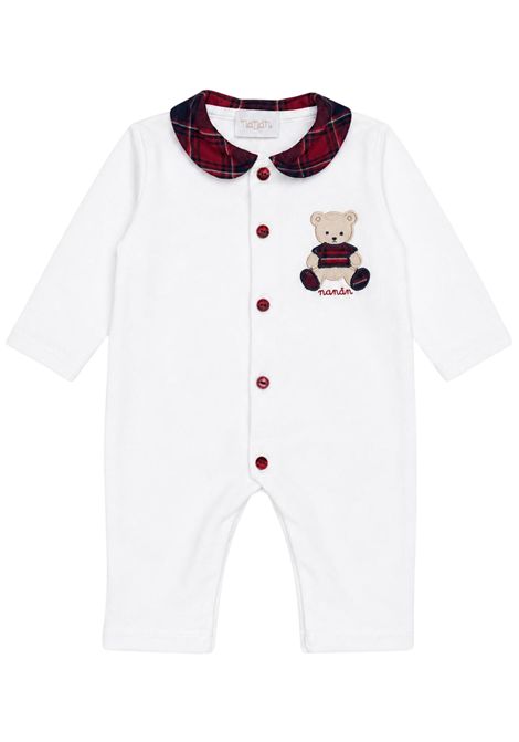 Cream cotton baby romper NANAN | I25444PANNA