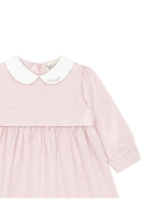 Abito neonata rosa in viscosa NANAN | I25458ROSA