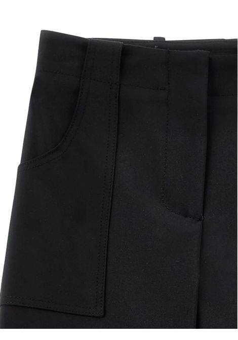 Pantalone bambina nero in cotone PHILOSOPHY | I1E411/ANNERO