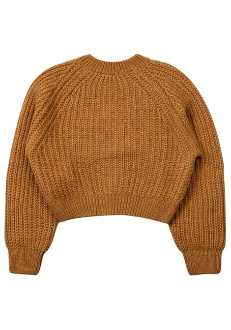 Cardigan bambina in lana e viscosa Please | NB34230/MABEIGE