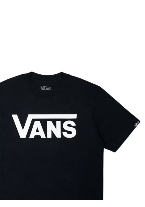 Black unisex cotton T-shirt VANS | N000IVFYB21/MANERO