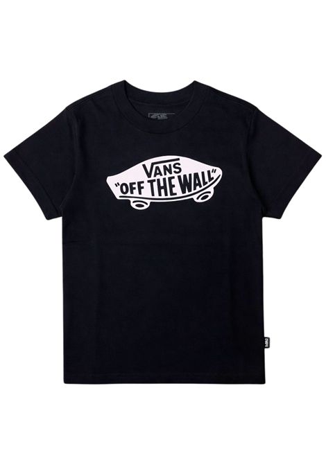 Black unisex cotton T-shirt VANS | N0A3IJ1BLK/MANERO