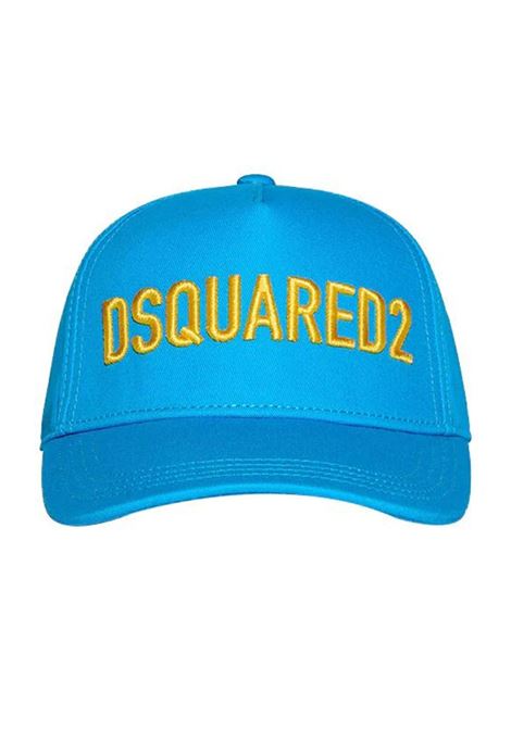 Turquoise unisex cotton hat DSQUARED2 | D2F183U/TURCHESE