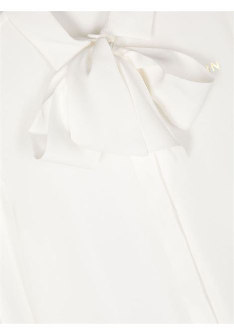 Girl's shirt in silk and viscose blend BALMAIN | BU5A40/DEBBIANCO