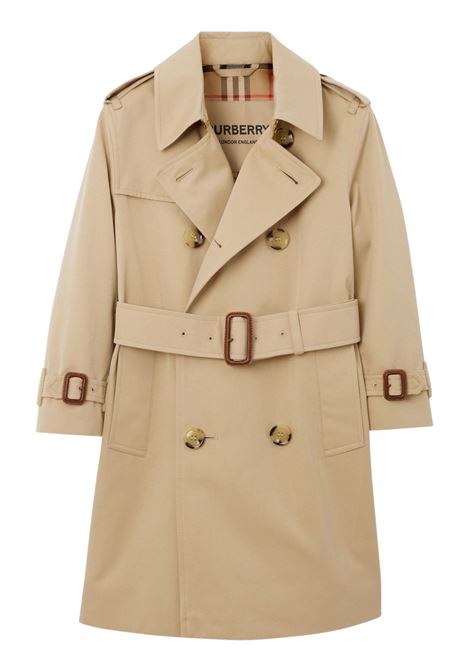 Beige unisex cotton trench coat Burberry | 8069449/MOBEIGE