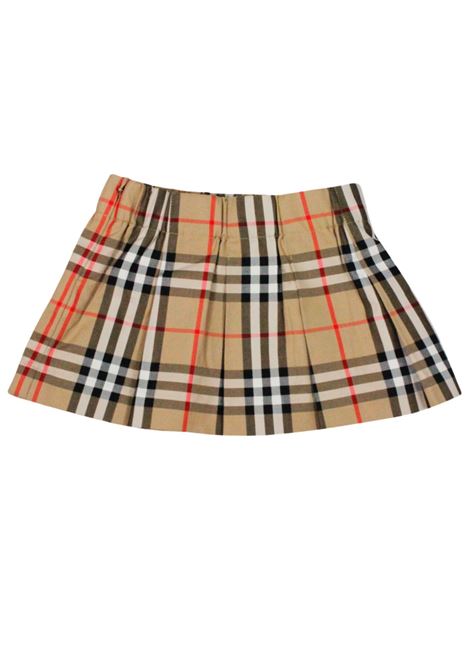 Newborn cotton check skirt Burberry | 8078400/MOCHECK