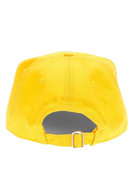 Unisex yellow cotton hat DSQUARED2 | D2F181U/FIGIALLO