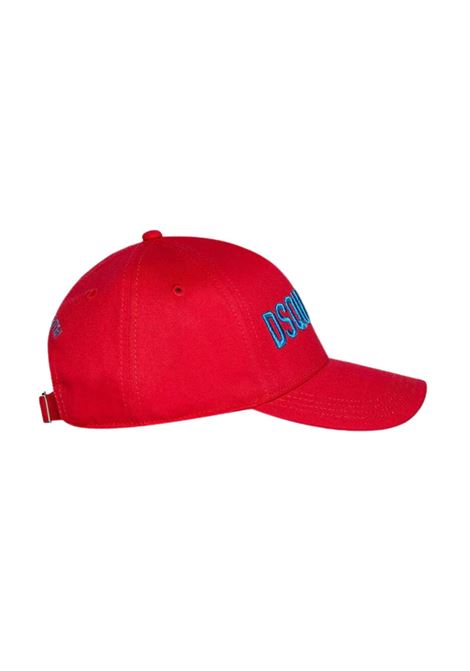 Red unisex cotton hat DSQUARED2 | D2F183U/FIROSSO
