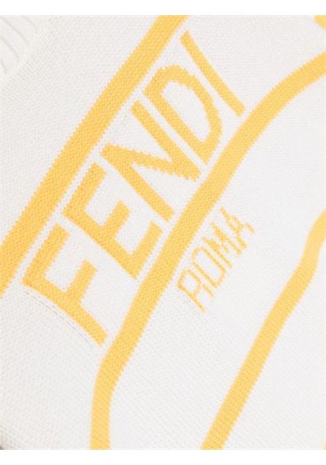 Girls' cotton and cashmere sweater FENDI | JUG158/CEPANNA