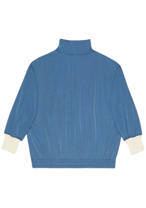 Giubbino bambino blu impermeabile GUCCI | 758919/PIEBLU