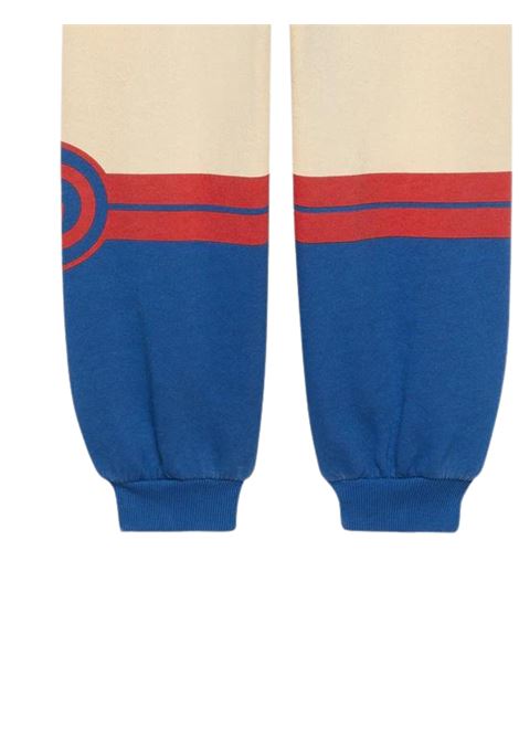 Pantalone unisex blu in cotone GUCCI | 772323/PIEBLU