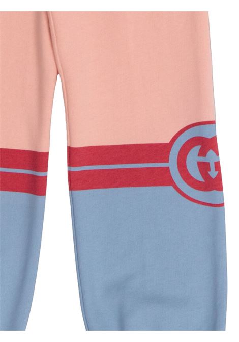 Pantalone unisex rosa in cotone GUCCI | 772323/PIEROSA