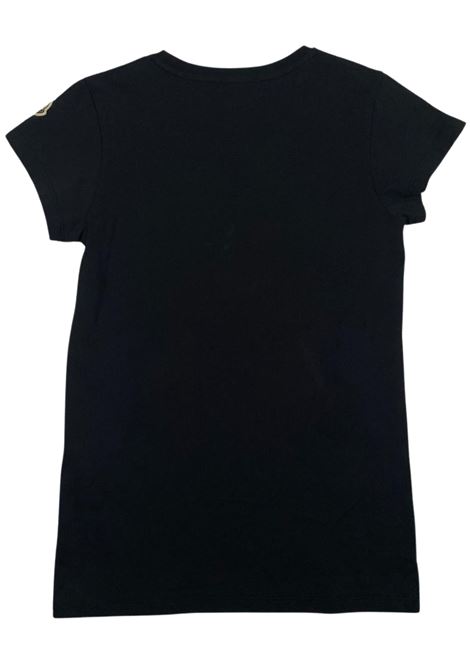 Black cotton dress for girls Moncler | 8I0000983907999/CENERO