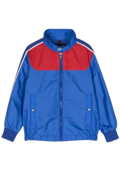 Blue nylon baby jacket Moncler | ITONBLU