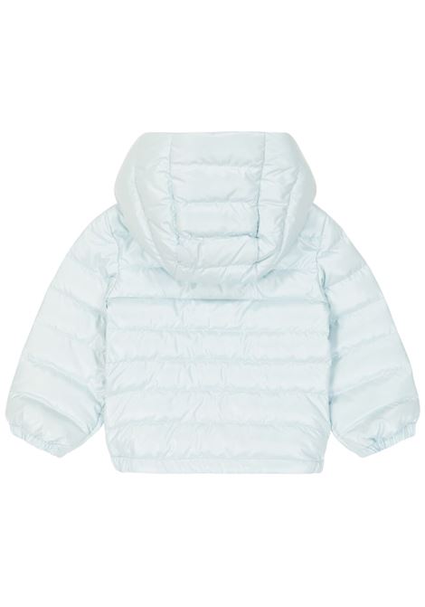Giubbino neonato azzurro imbottito Moncler | SESEN/MOAZZURRO