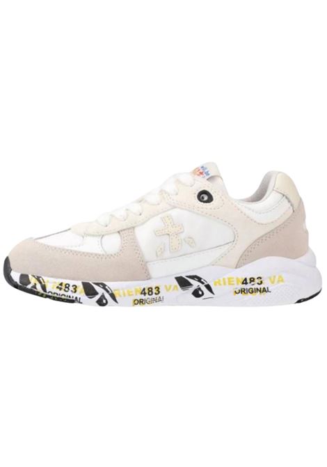 White bifabric unisex shoes PREMIATA | 23272030/PIABIANCO